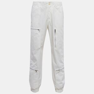 Undercover White Cotton Cargo Pants L